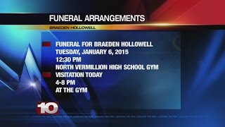 Arrangements set for Braeden Hollowell