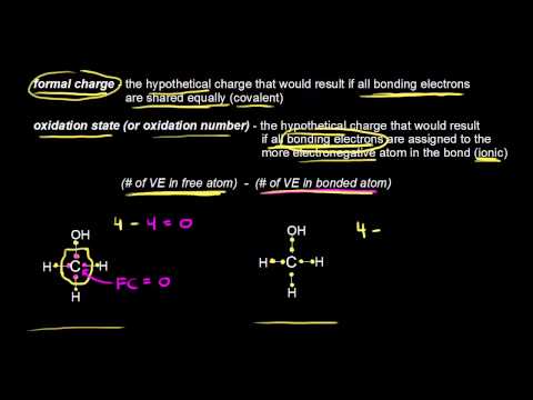 What is the difference between formal charge and oxidation number?