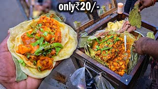 Dal puri \u0026 Aloo dum at just Only 20₹ | Kolkata Cheap Street Food| Indian Street Food|