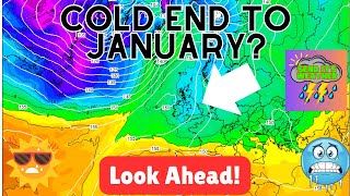 Increasing Signs Of A COLD End To January? | UK Weather Look Ahead