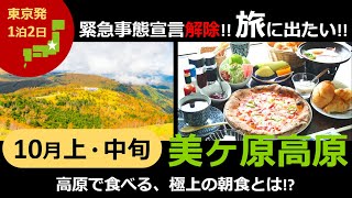 【国内旅行おすすめ】2021年10月 美ヶ原高原 1泊2日 東京発 その3 緊急事態宣言解消後に行きたい！