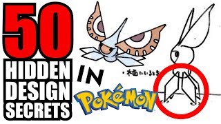 50 HIDDEN DESIGN SECRETS IN POKÉMON!!