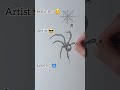 Drawing a spider with web 🕷🕸🎃