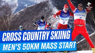 Cross-Country Skiing Men's 50km Mass Start Free | Full Replay | #Beijing2022