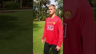 RONALDO MAN UNITED RED LONG SLEEVE JERSEY