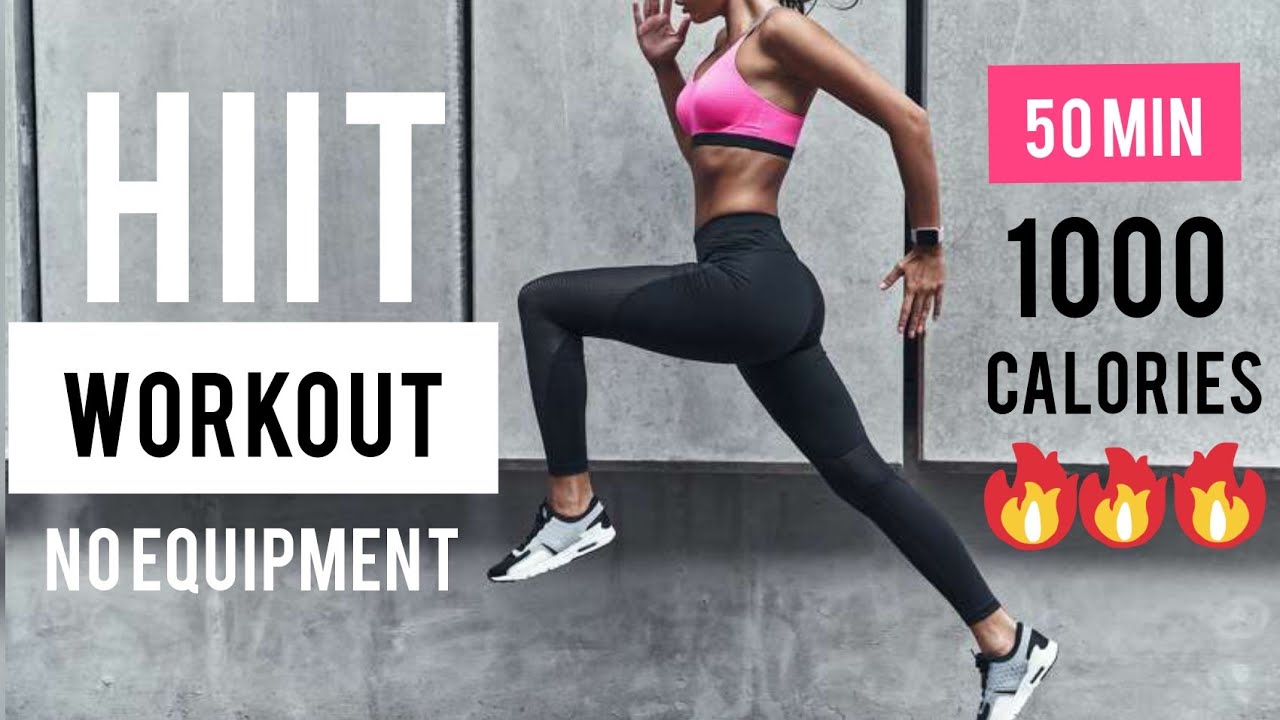 50 Min Intense Hiit Workout Burn 1000 Calories Full Body Cardio At
