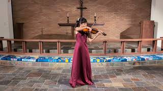 2024.10.11 邱亦琳 Kalea Schunk | J. S. Bach: Sarabande from Violin Partita No. 2 in D minor, BWV 1004