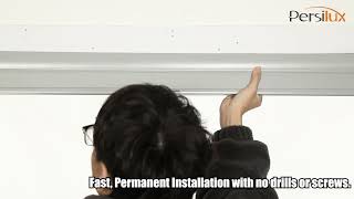 Persilux No Drill No Tools Cordless Cellular Shades