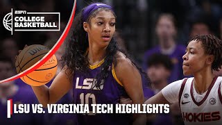LSU Tigers vs. Virginia Tech Hokies | NCAA Women's Final Four |  Game Highlights