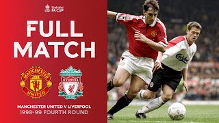 LIVE FULL MATCH | Manchester United v Liverpool | FA Cup Fourth Round 1998-99