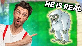 I finally found a ZOMBIE YETI ! - Plants vs Zombies Mod Hack /Unlimited Sun No Reload Unlimited Coin