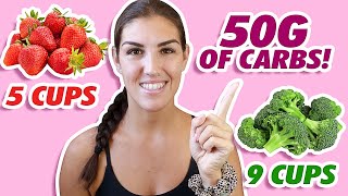 What Does 50g of Carbs Look Like? (KETO DIET)