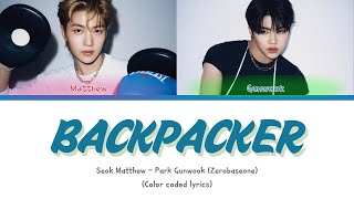 Backpacker (스터디그룹 OST),  석매튜 Matthew, 박건욱 Gunwook (ZEROBASEONE) (Color Coded Lyrics)