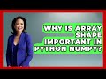 Why Is Array Shape Important In Python NumPy? - Python Code School