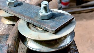 Learn how to make an iron pipe bending machine