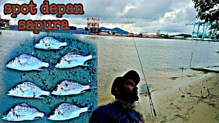 #156 spot depan sapura guys ade la lauk sikit🎣🎣🎣#strikebro