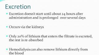 Toxicity of Lithium Carbonate