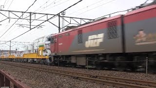 【甲種輸送】キヤE195系 仙台貨物ターミナル駅付近通過