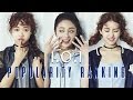 I.O.I | POPULARITY RANKING (Korea, International) 2016