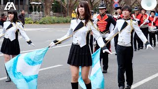 建国記念の日 奉祝パレード 2019 vol.2 マーチングコンテスト 千葉商科大学（建国 Memorial The Marching Contest in 表参道）