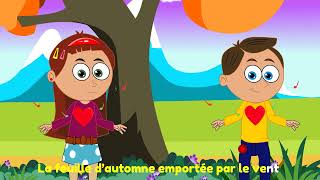 Colchiques Dans Les Prés avec paroles-with lyric | SING to READ French with Music