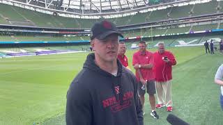 Nebraska in Ireland: Head coach Scott Frost