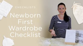 Newborn First Wardrobe Checklist | Purebaby