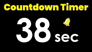 38 second Countdown Timer with Alarm
