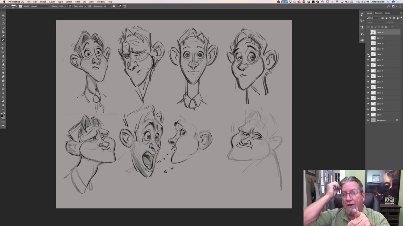 Live Drawing - Character Design Tutorial! - YouTube