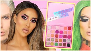 JEFFREE STAR x MORPHE ARTISTRY PALETTE REVIEW + SWATCHES | BrittanyBearMakeup