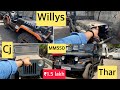 Thar | Mm550| Gypsy | Willy jeep | Mayapuri cheapest market | Mm550 converted to Thar | Army action|