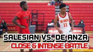 SALESIAN Vs. DE ANZA Highschool | Very Close \u0026 Intense Battle To The Last Second