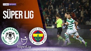 Konyaspor vs Fenerbahce | SÜPER LIG HIGHLIGHTS | 10/30/2021 | beIN SPORTS USA
