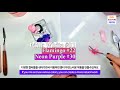 eng sculpturepainting pansy flower 스컬프쳐 페인팅 팬지 pastelcraftleemijun tutorial how to make