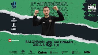 [2ª AUT. MASC.] BALONMÁN XIRIA B - CBM TUI