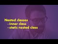 Nested Classes in Java Explained | Inner Class vs Static Nested Class Tutorial