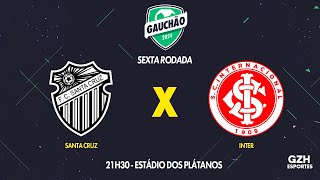 AO VIVO (com imagens): Santa Cruz x Inter - Gauchão 2024 | 07/02/2024