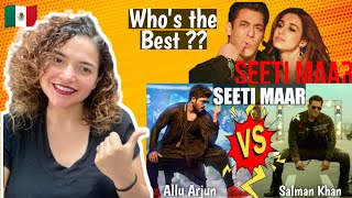 Seeti Maar | Radhe | Your Most Wanted Bhai | Salman khan | Disha patani | Reaction | Allu Arjun