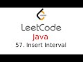 Insert Interval - Leetcode 57 - Java
