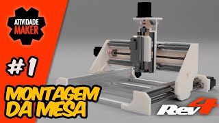 CNC Router Revolution 4 - Montagem da Mesa #1