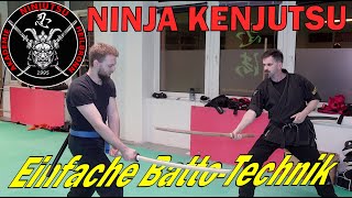 Ninja Schwertkampf: Eine einfache Kenjutsu-Technik!