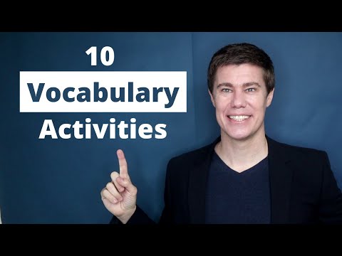 What are some fun ways to teach vocabulary?