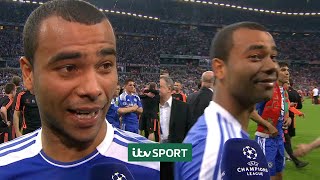 Legendary interview from Ashley Cole following Chelsea's Champions League win | ITV Sport Archive