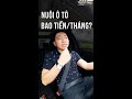 Nuôi ô tô 1 tháng hết bao nhiêu tiền? Không như nhiều người nghĩ... | Traffic talk 04 #Shorts