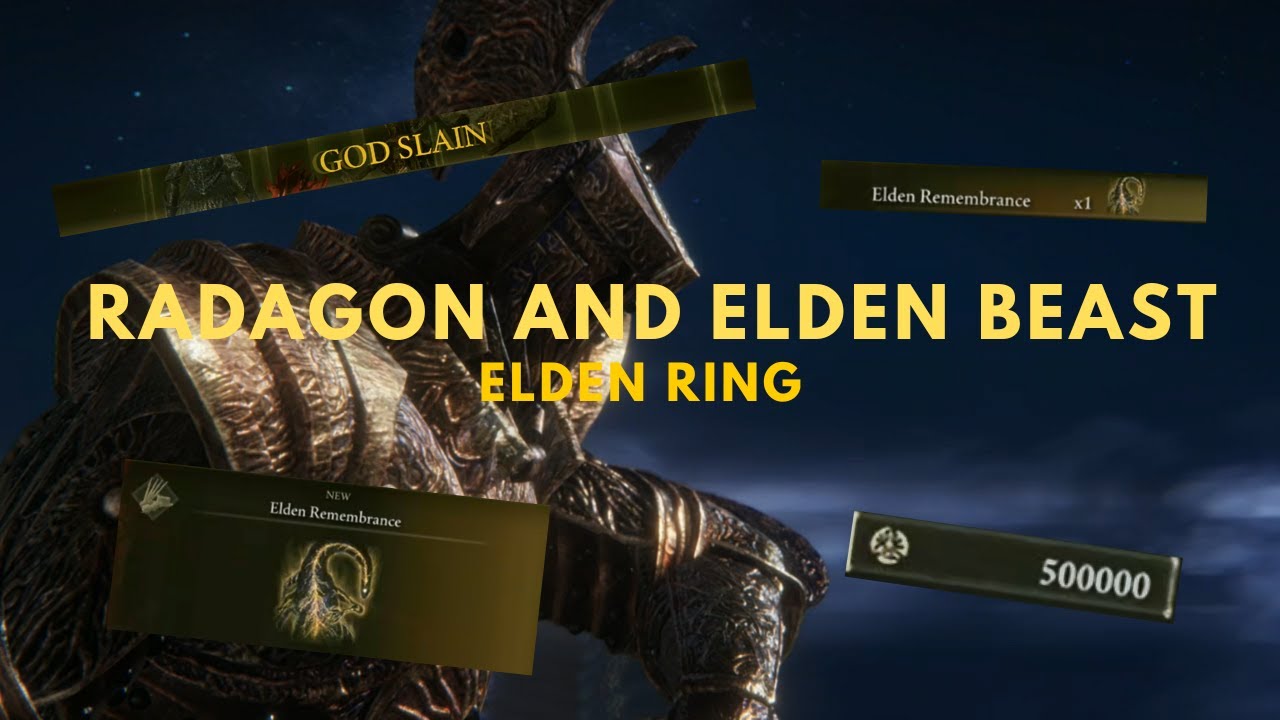 How To Beat Radagon & Elden Beast | Best Strength Build | Elden Ring ...