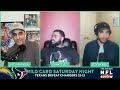 live wild card reactions rnfl show