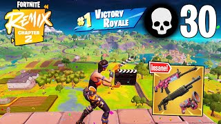 30 Elimination Solo Vs Squads Win Gameplay (Fortnite Chapter 2 Remix Keyboard \u0026 Mouse)