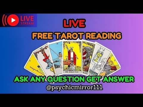 🔮 LIVE TAROT READING 🔮 FREE!!! QUESTION/ANSWER SESSION 🔮 - YouTube