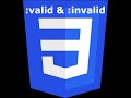 Valid and Invalid Pseudo Classes
