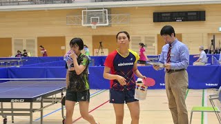 【ハイライト】女子グループC 青木咲智 vs 佐藤瞳｜アジア卓球選手権2024 兼 世界卓球2025 アジア大陸予選会 代表選手選考会 第1ステージ